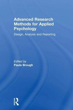 portada Advanced Research Methods for Applied Psychology: Design, Analysis and Reporting (in English)