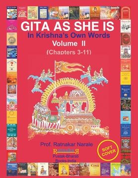 portada Gita As She Is, In Krishna's Own Words, Book II (en Inglés)
