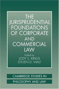 portada Jurisprudent Foundatn Corp Comm law (Cambridge Studies in Philosophy and Law) (en Inglés)