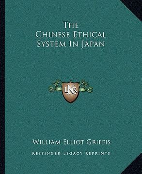 portada the chinese ethical system in japan (in English)
