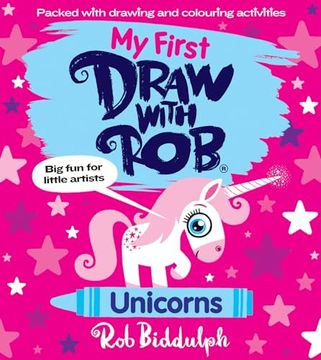portada My First Draw With Rob: Unicorns