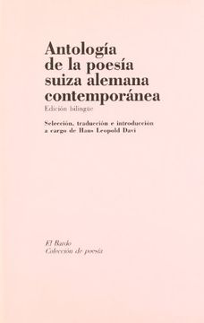 portada Antologia Poesia Suiza Alemana Bilingue (in Spanish)