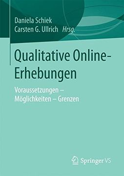portada Qualitative Online-Erhebungen: Voraussetzungen - Möglichkeiten - Grenzen (en Alemán)