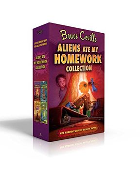 portada Aliens Ate My Homework Collection: Aliens Ate My Homework; I Left My Sneakers in Dimension X; The Search for Snout; Aliens Stole My Body (Rod Allbright and the Galactic Patrol) (en Inglés)