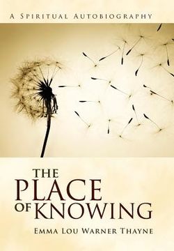portada the place of knowing (en Inglés)