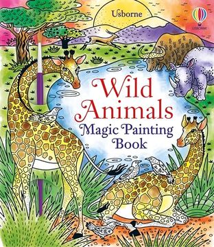 portada Wild Animals Magic Painting Book (Magic Painting Books) 