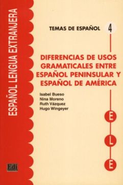 portada Temas de Español Gramática Contrastiva. Diferencias de Usos Gramaticales Entre Esp. Peninsular Y Esp. de América