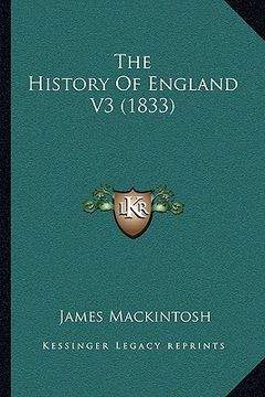 portada the history of england v3 (1833) (en Inglés)