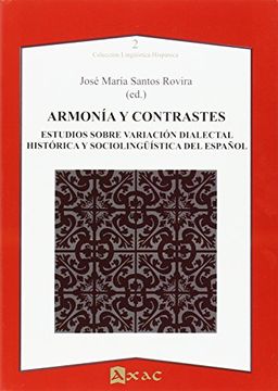 portada Armonía y Contrastes: Estudios Sobre Variación Dialectal, Histórica y Sociolingüística del Español