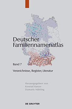 portada Deutscher Familiennamenatlas 7. Verzeichnisse, Register, Literatur (in German)