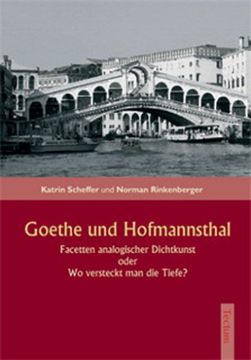portada Goethe und Hofmannsthal