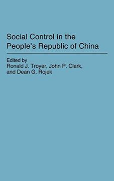 portada Social Control in the People's Republic of China (Contributions in Political) (en Inglés)