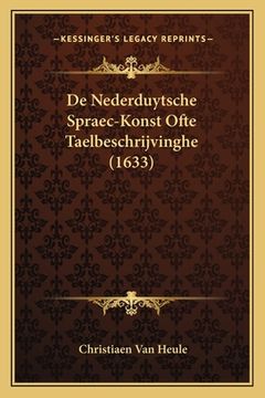 portada De Nederduytsche Spraec-Konst Ofte Taelbeschrijvinghe (1633)
