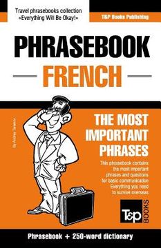 portada English-French phrasebook and 250-word mini dictionary (in English)