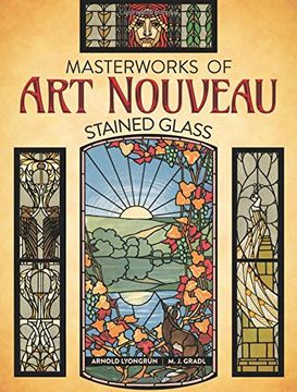 portada Masterworks of art Nouveau Stained Glass (en Inglés)