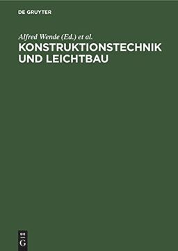 portada Konstruktionstechnik und Leichtbau (in German)