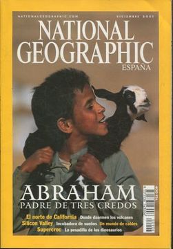 portada NATIONAL GEOGRAPHIC ESPAÑA. DICIEMBRE 2001. ABRAHAM PADRE DE TRES CREDOS.