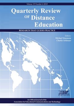 portada Quarterly Review of Distance Education Volume 19 Number 4 2018 (en Inglés)
