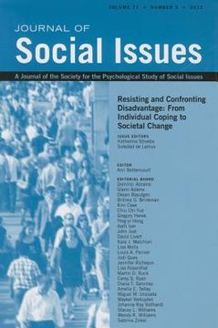portada Resisting and Confronting Disadvantage: From Individual Coping to Cocietal Change