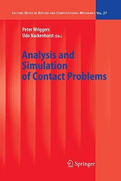 portada Analysis and Simulation of Contact Problems (Lecture Notes in Applied and Computational Mechanics) (en Inglés)