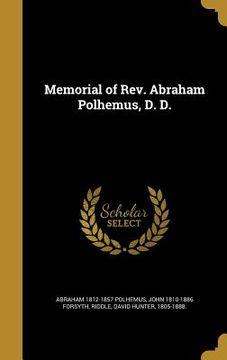 portada Memorial of Rev. Abraham Polhemus, D. D. (en Inglés)