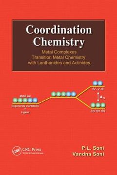 portada Coordination Chemistry: Metal Complexes (en Inglés)