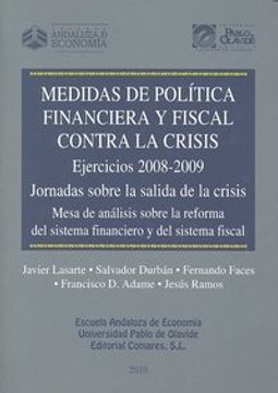 portada Medidas de política financiera y fiscal contra la crisis