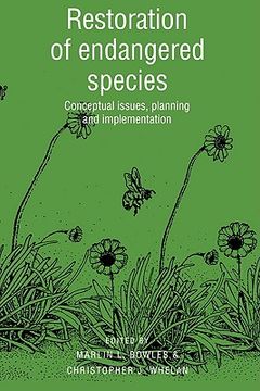 portada Restoration of Endangered Species: Conceptual Issues, Planning and Implementation (en Inglés)