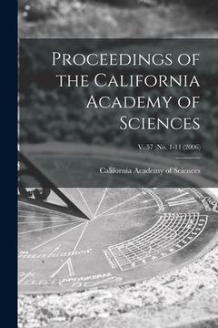 portada Proceedings of the California Academy of Sciences; v. 57: no. 1-11 (2006) (en Inglés)
