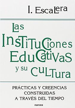 portada Las Instituciones Educativas y su Cultura (in Spanish)