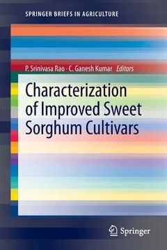 portada characterization of improved sweet sorghum cultivars (en Inglés)