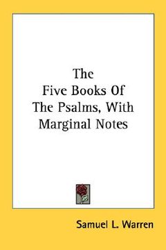 portada the five books of the psalms, with marginal notes (en Inglés)