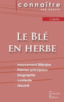 portada Fiche de lecture Le Blé en herbe de Colette (Analyse littéraire de référence et résumé complet) 