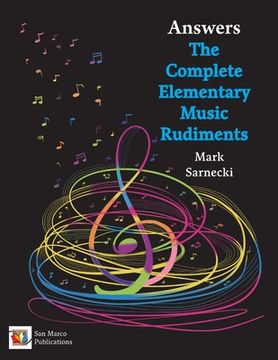 portada The Complete Elementary Music Rudiments Answers (in English)