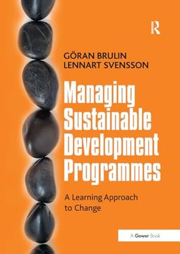 portada Managing Sustainable Development Programmes: A Learning Approach to Change (en Inglés)