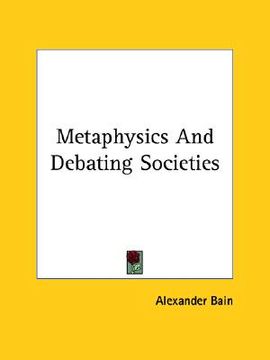 portada metaphysics and debating societies (in English)
