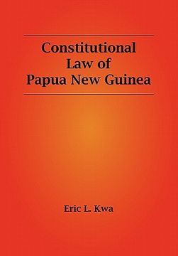 portada constitutional law of papua new guinea (en Inglés)