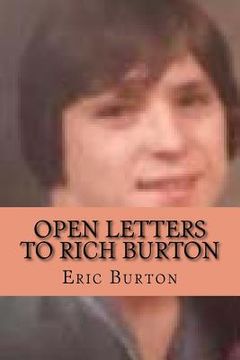 portada Open Letters To Rich Burton (en Inglés)