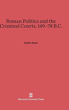 portada Roman Politics and the Criminal Courts, 149-78 B. Cr (in English)