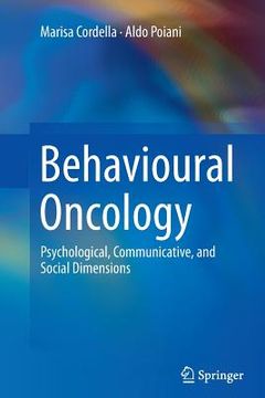 portada Behavioural Oncology: Psychological, Communicative, and Social Dimensions (en Inglés)