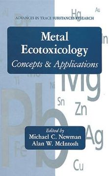 portada metal ecotoxicology concepts and applications (en Inglés)