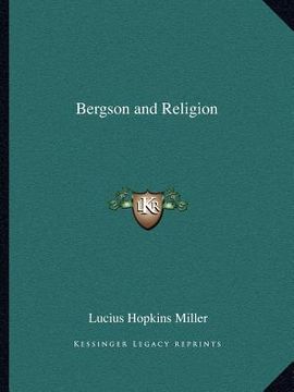 portada bergson and religion (en Inglés)