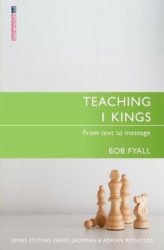 portada Teaching 1 Kings: From Text to Message (en Inglés)