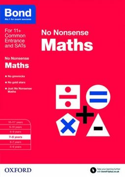 portada Bond: Maths: No Nonsense: 7-8 years