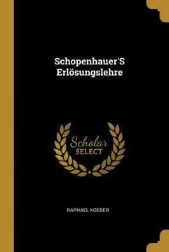 portada Schopenhauer's Erlösungslehre (en Alemán)