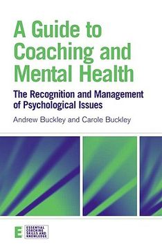 portada a guide to coaching and mental health: the recognition and management of psychological issues (in English)
