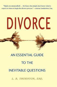 portada Divorce: An Essential Guide to the Inevitable Questions (en Inglés)
