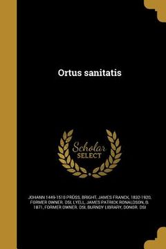 portada Ortus sanitatis (in Latin)