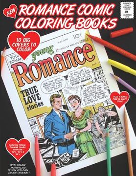 portada Romance Comic Coloring Book - #1 (en Inglés)