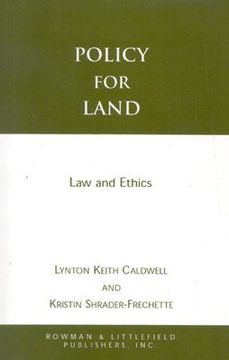 portada Policy for Land: Law and Ethics (en Inglés)